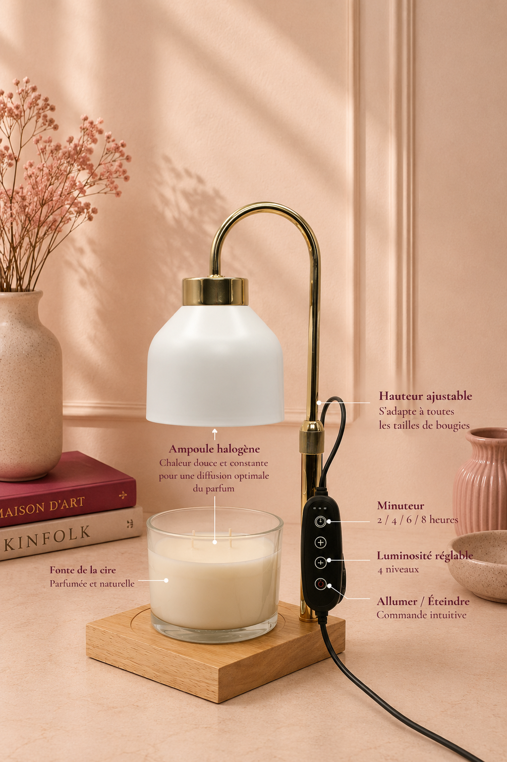 Lampe chauffe bougie