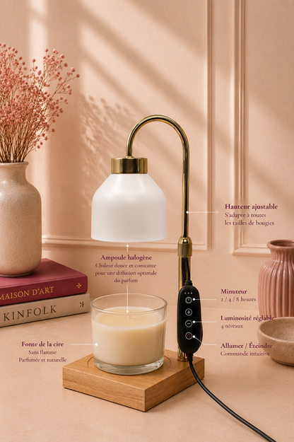 Lampe chauffe bougie